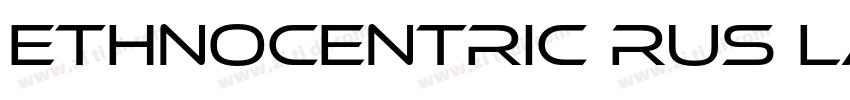 Ethnocentric RUS LAT字体转换